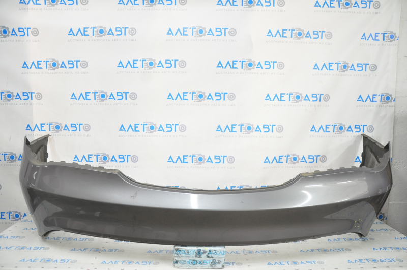 Bare rear bumper Mercedes CLA 14-19 usa without parking sensors, graphite, scratches
