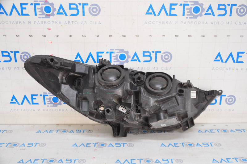 Headlight front left complete Ford Fusion mk5 17-20 halogen, with DRL, sand, breakage of the fastener