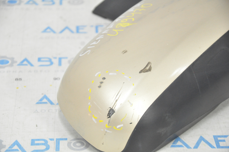 Side mirror right Toyota Sienna 11-17 5 pins, heated, gold, scratches