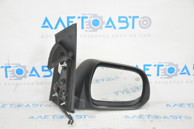 Side mirror right Toyota Sienna 11-17 5 pins, heated, gold, scratches