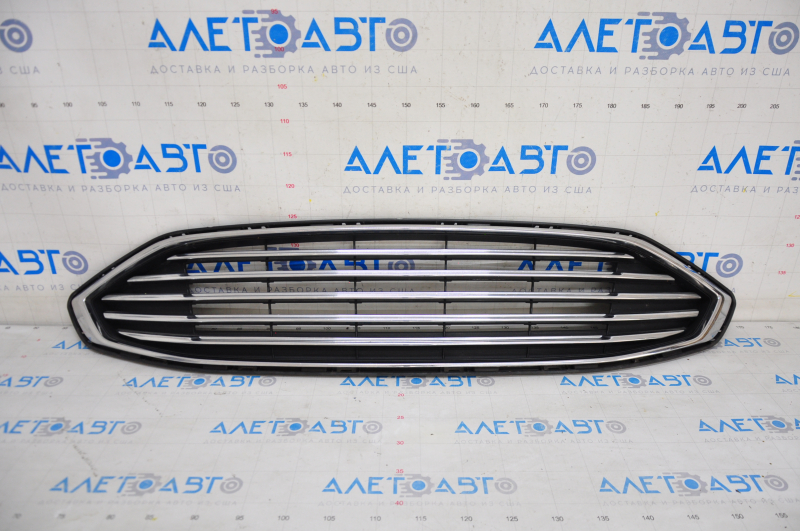 Grill radiator grill assembly with frame Ford Fusion mk5 17-18 chrome, sand, pokes