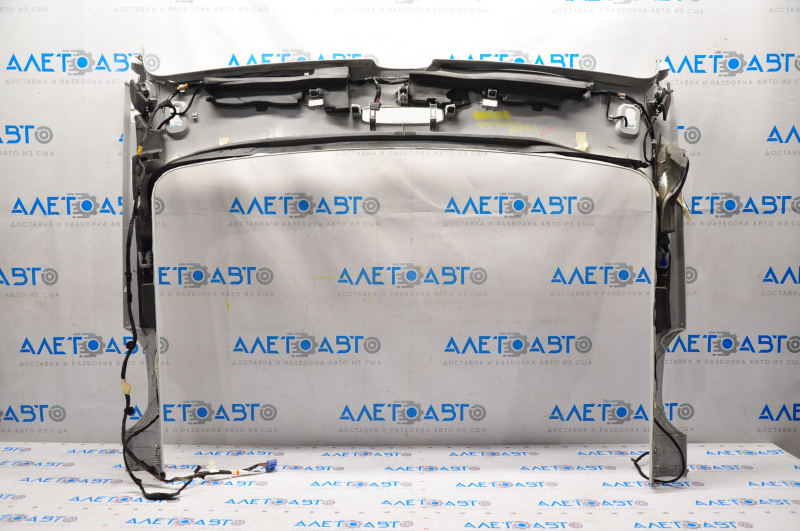 Tesla Model Y 20 front headlining - gray, for panorama, for dry cleaning, creased, rubbed