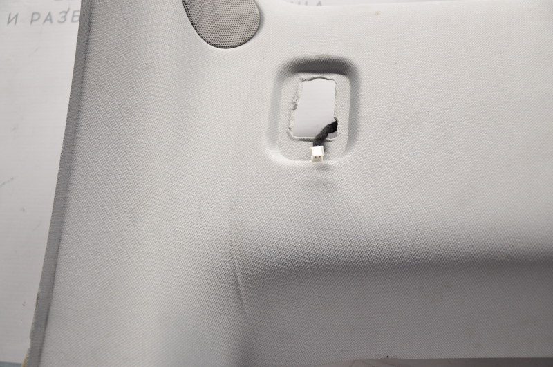 Tesla Model Y 20 front headlining - gray, for panorama, for dry cleaning, creased, rubbed