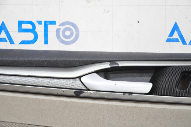 Door trim card front left Ford Fusion mk5 17-20 rag, gray, driftwood, peeled off lining coating