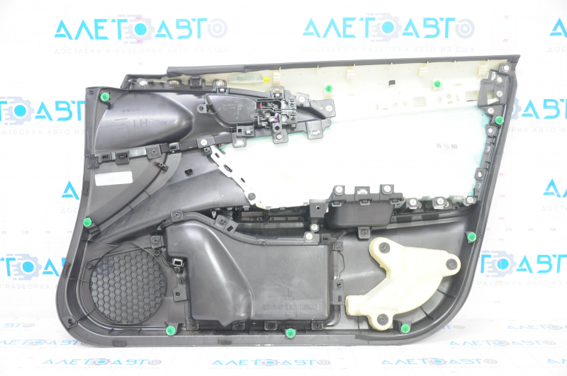 Door trim card front left Honda Insight 19-22 black, armrest and insert leather
