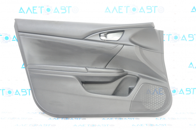 Door trim card front left Honda Insight 19-22 black, armrest and insert leather