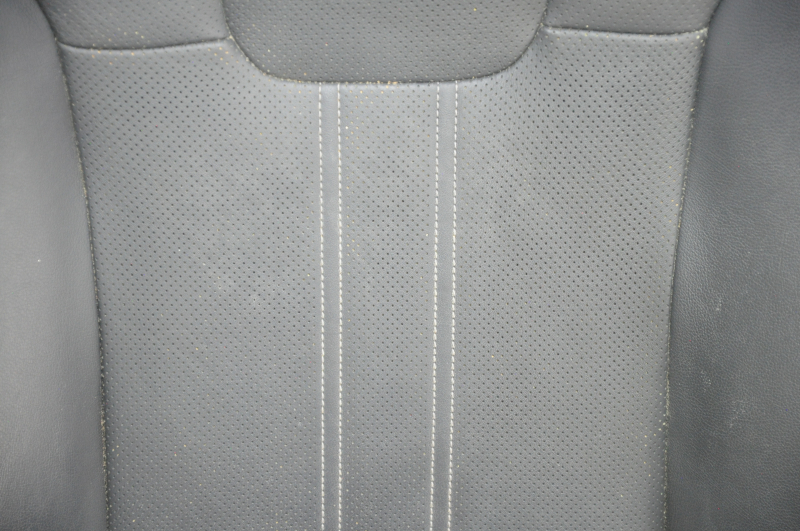 Passenger seat Honda Insight 19-22 without airbag, leather black, electric, without runners, driftwood, electrics do not work, for dry cleaning
