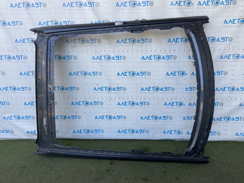 Tesla Model S 12-20 metal roof for panoramic view, on the body