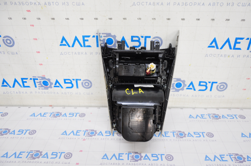 Box pocket center console with ashtray Mercedes CLA 14-19 gray, scratches
