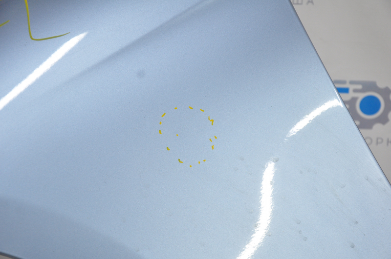 Front left wing BMW 3 F30 12-18 blue B40, painted 0.2, 0.3, dented