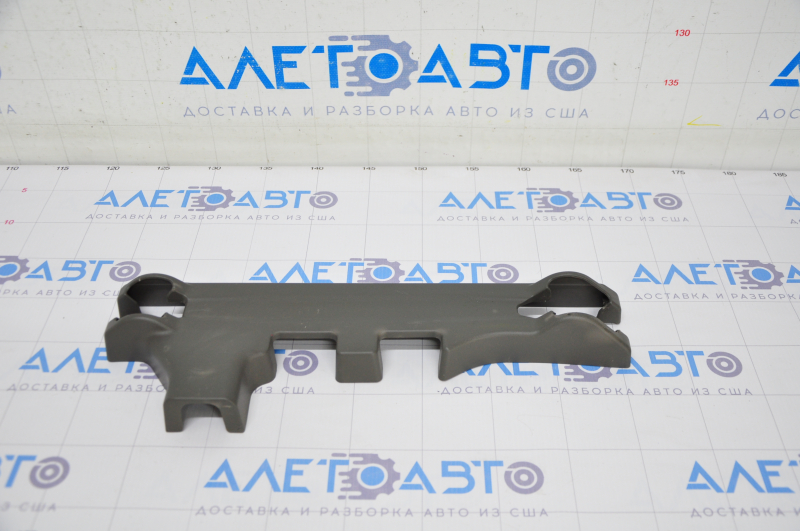 Seat runner trim 2nd row left inner Toyota Sienna 11-20 brown, scratches, plastic turned white