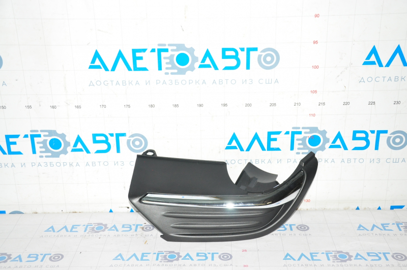 Muffler cap left Honda Accord 18-22 EX, LX with chrome