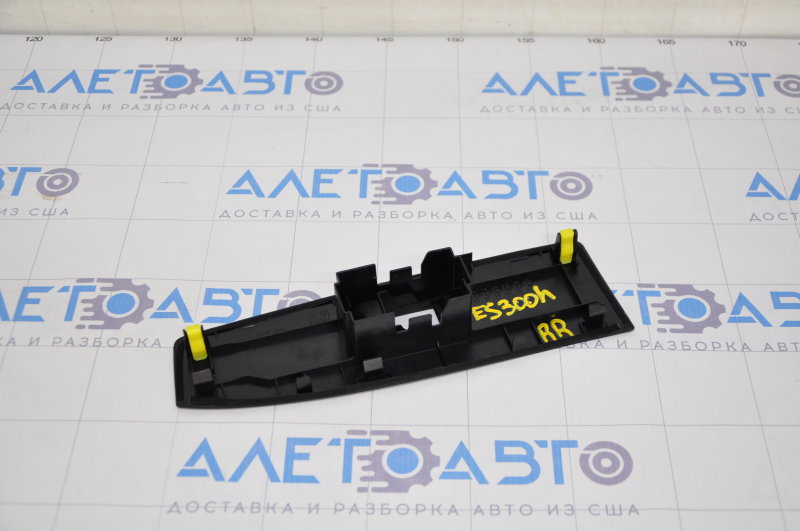 Rear right window lift control trim Lexus ES300h ES350 13-18 black