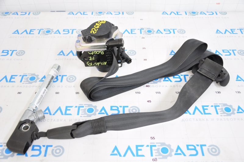 Passenger seat belt VW Atlas 18-24 black, shot