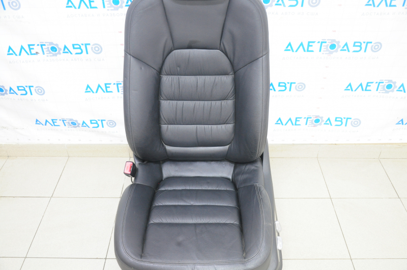 Driver's seat Porsche Cayenne 958 11-14 with airbag, leather black, electric