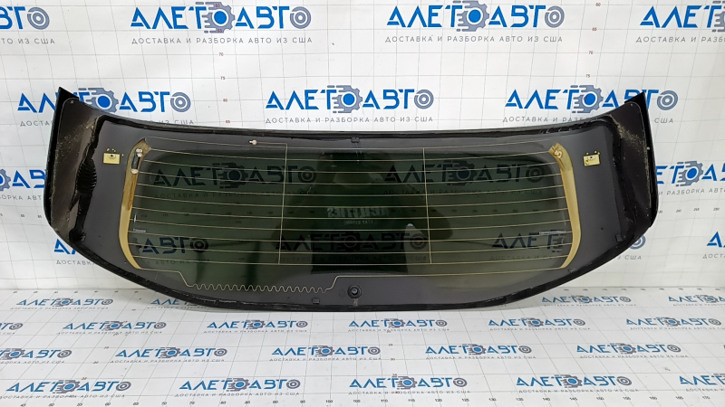Rear glass of the trunk door Ford Escape MK3 13 tinted, with overlays, broken guides