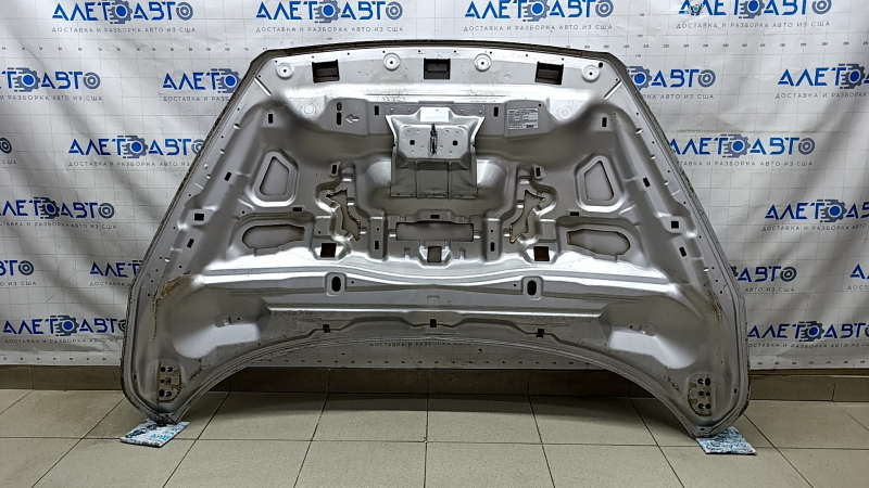 Naked hood Ford Escape MK3 17-19 rest, silver UX, aluminum