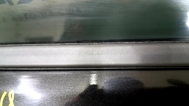 Door assembly rear right Dodge Durango 11- black PXR, painted 0.2, putty, bumps, dented, molding dried out