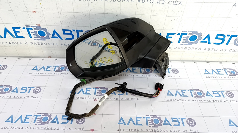 Side mirror left Audi Q5 80A 18-24 14 pins, black LY9B, auto-dimming, turn signal, heated