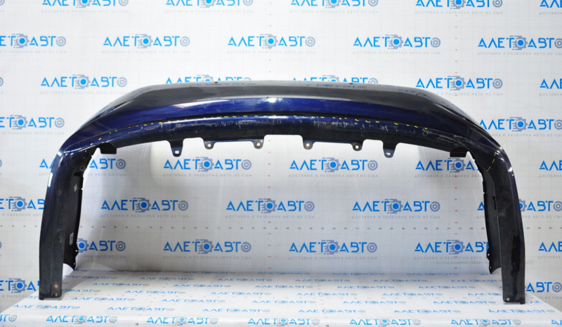 Bare rear bumper Lexus ES300h 13-18 for parking sensors, blue, dented, worn
