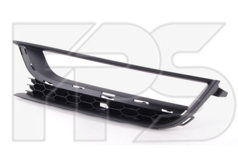 Front bumper grille left VW Passat b7 12-15 USA under fog lights, without molding