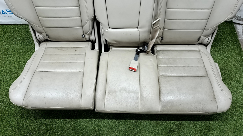 Rear row of seats 2nd row Ford C-max MK2 13-18 beige leather, dry cleanable, scratches