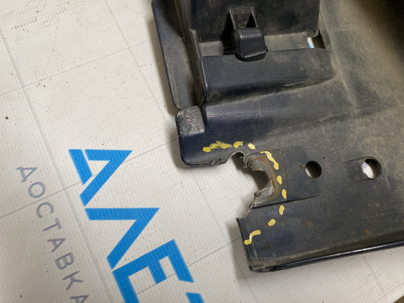 Right threshold Lexus ES300h ES350 13-18 blue 8V3, broken fastener, tears, scratches