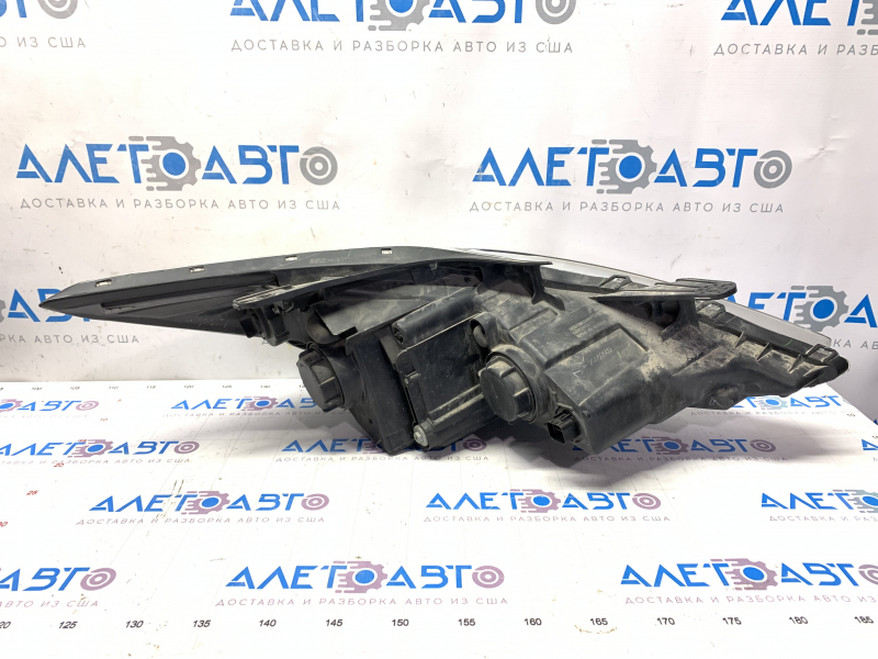 Headlight front left bare Hyundai Sonata 11-15 glossy reflector, for polishing, made, glassDepo