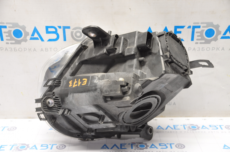 Headlight front right Mini Cooper Countryman R60 10-16 bare halogen, yellow turn signal, broken fastening, sand