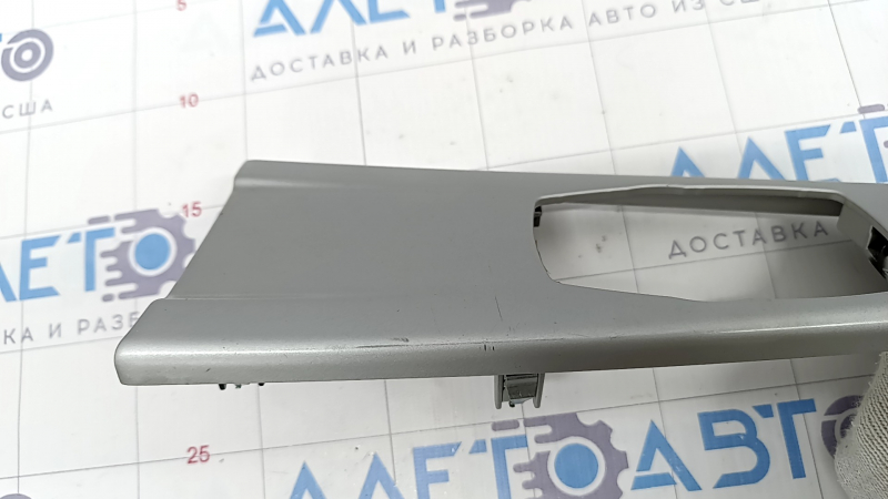 Center console trim for multimedia joystick BMW 3 F30 12-18 gray, scratches