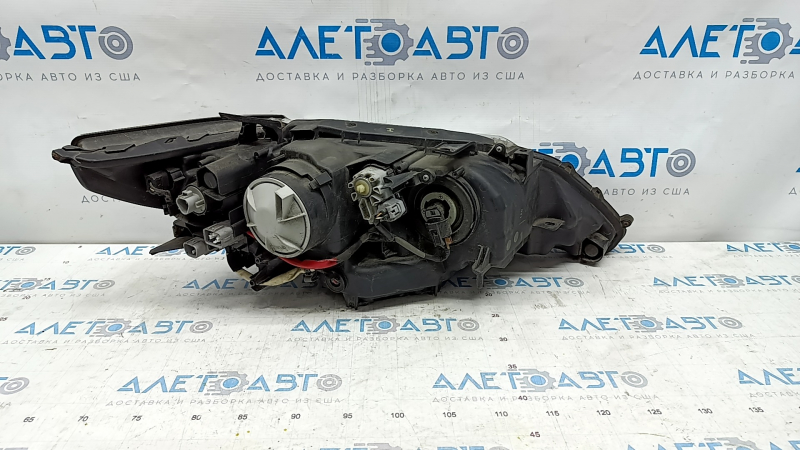 Front left headlight complete Lexus ES300h ES350 13-15 dorest xenon + LED DRL, sand, rust on the block