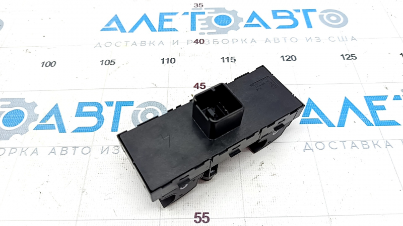 Front left window lift control VW Passat b8 16-19 USA black, 4 auto