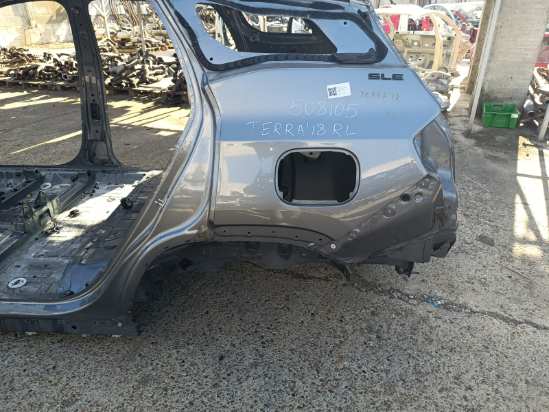 Quarter wing rear left GMC Terrain 18- on the body, graphite, bumps