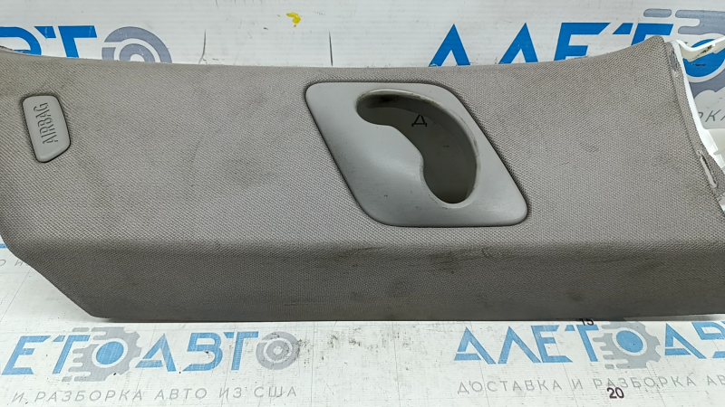 Rear pillar trim front left BMW X5 F15 14-18 gray GRAU, for dry cleaning
