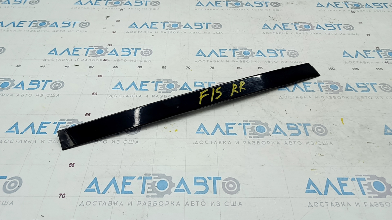 Door trim side rear right BMW X5 F15 14-18 rear black gloss