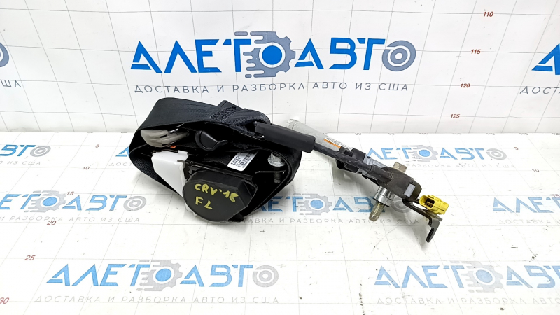 Driver's seat belt with tensioner Honda CRV 17-22 black