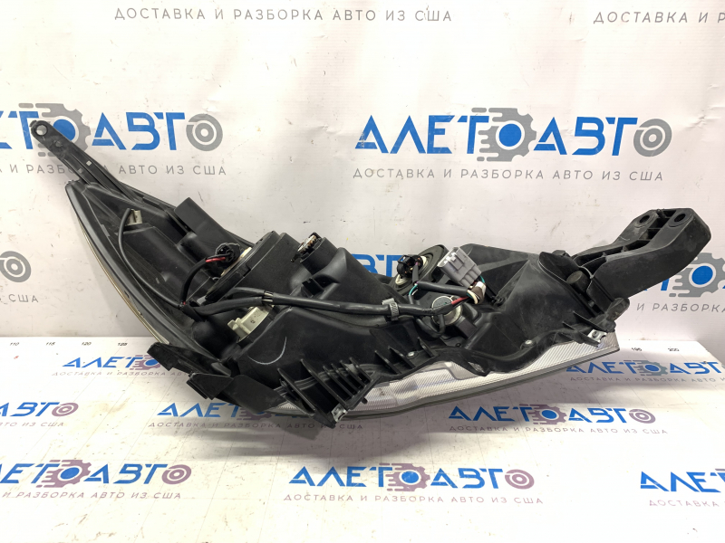 Headlight front left Subaru Legacy 15-17 bare, pre-rest, halogen, chrome reflector, sand, for polishing