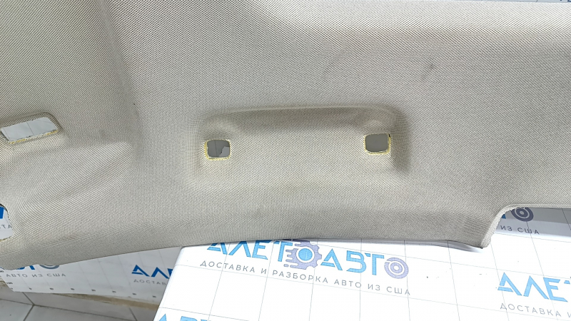 Audi Q7 4L 10-15 headlining for sunroof, beige, for BOSE, for dry cleaning, torn, dents