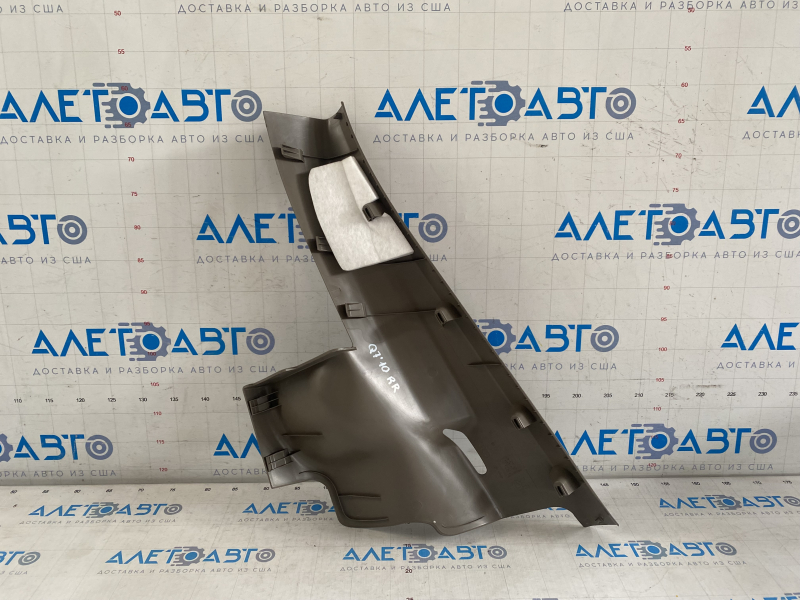 Rear pillar trim lower right Audi Q7 4L 10-15 beige, scratches