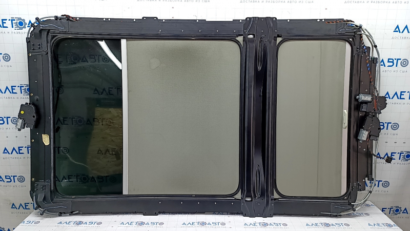 Sunroof assembly Audi Q7 4L 10-15 panorama, beige curtain, scratch, for dry cleaning