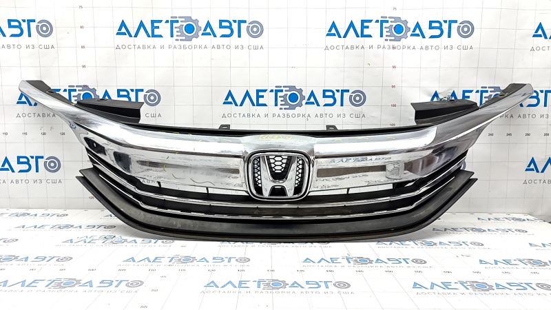 Radiator grille Honda Accord 16-17 complete, chrome, sand