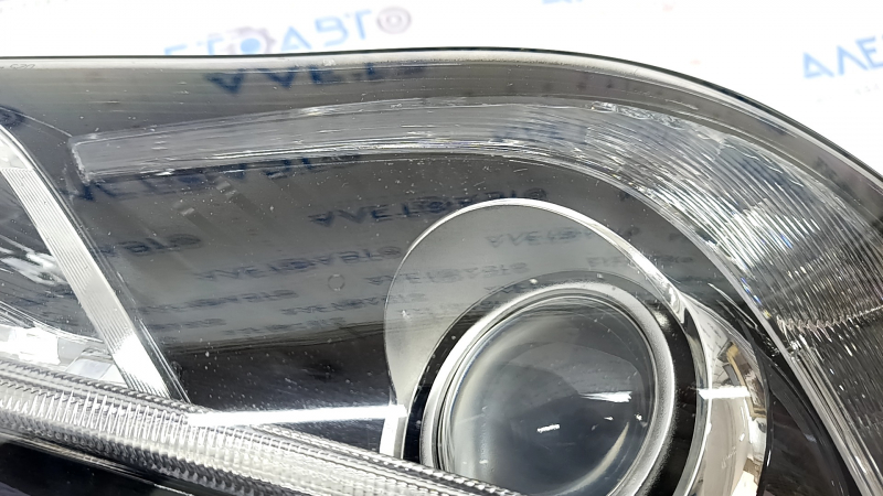 Front right headlight complete Infiniti QX60 16-18 rest, xenon, sand