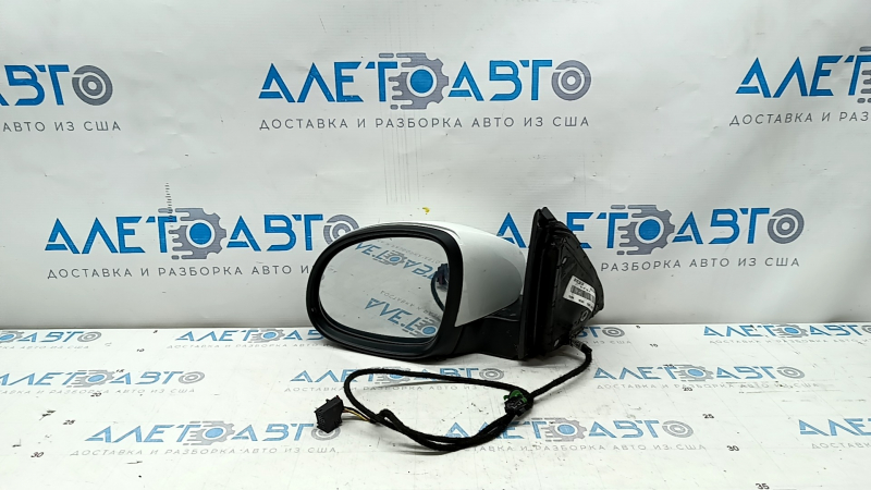 Side mirror left VW Tiguan 09-17 6 pins, turn signal, heated, white