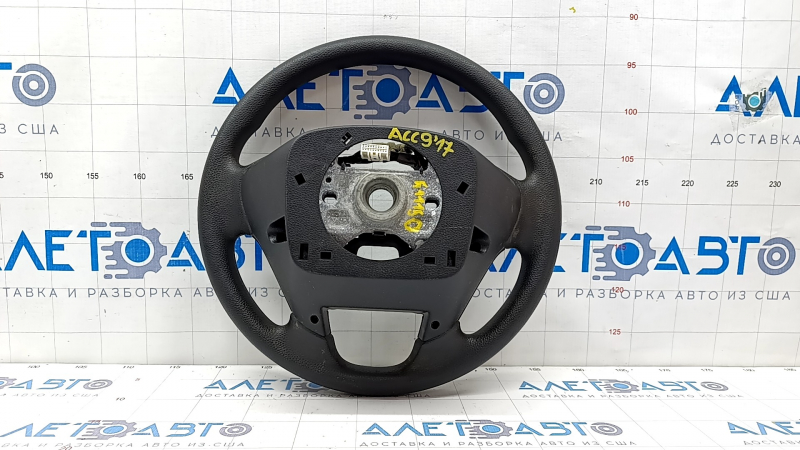 Naked steering wheel Honda Accord 13-17 rubber black, with buttons