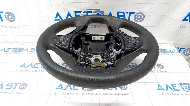 Naked steering wheel Honda Accord 13-17 rubber black, with buttons