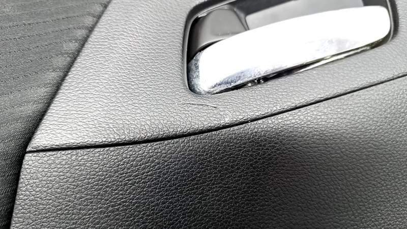 Door trim card rear left Honda Accord 13-17 black, insert black cloth, for cleaning, scratches