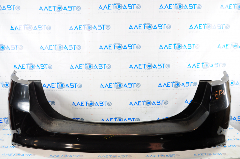 Rear bumper bare Ford Fusion mk5 13-18 for parking sensors black UH scratch