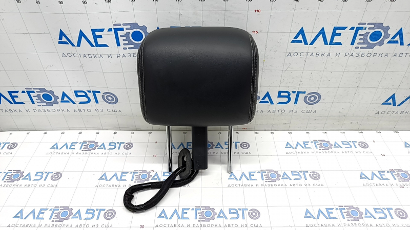 Headrest front left Infiniti JX35 QX60 13- leather black, with monitor