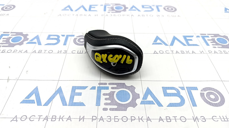 Gear knob Infiniti JX35 QX60 16-rest leather black, scratches