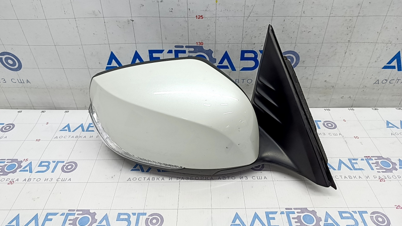 Side mirror right Infiniti QX50 19-5 pins, turn signal, white QAB